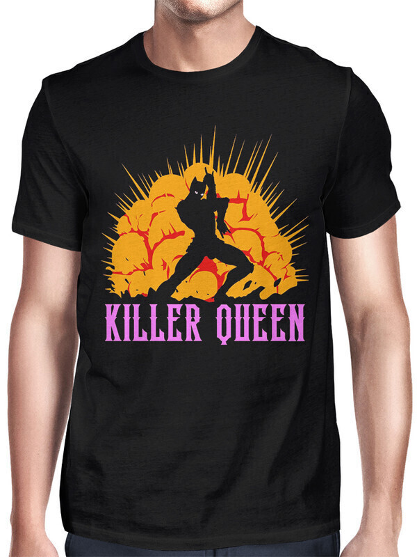 

Футболка мужская Dream Shirts аниме Приключения ДжоДжо 10008382 черная S, аниме Приключения ДжоДжо 10008382