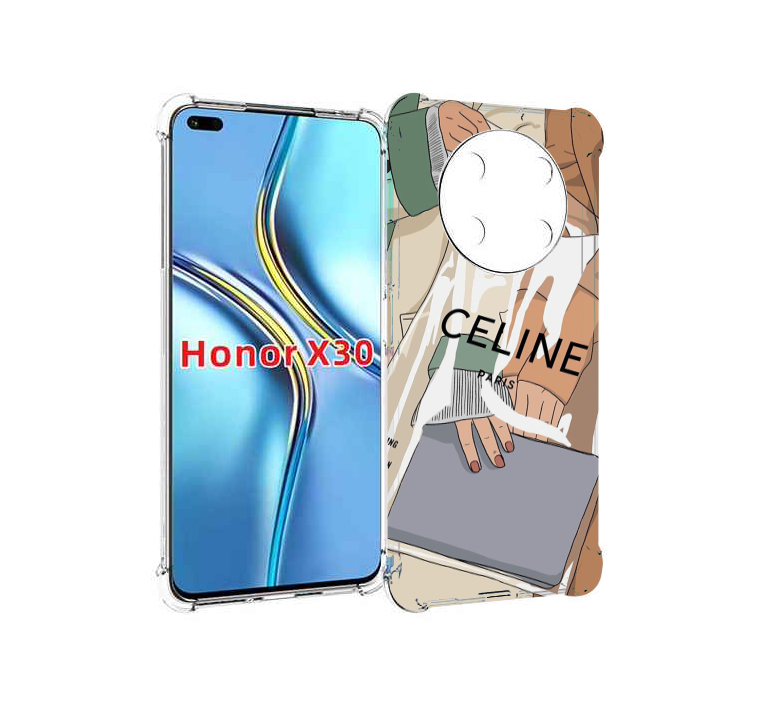 

Чехол MyPads пакет-келин-париж женский для Honor X30 / Magic4 Lite 5G, Прозрачный, Tocco