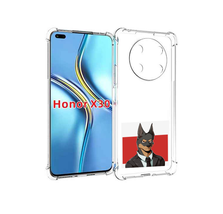 

Чехол MyPads офисный работник собака для Honor X30 / Magic4 Lite 5G, Прозрачный, Tocco