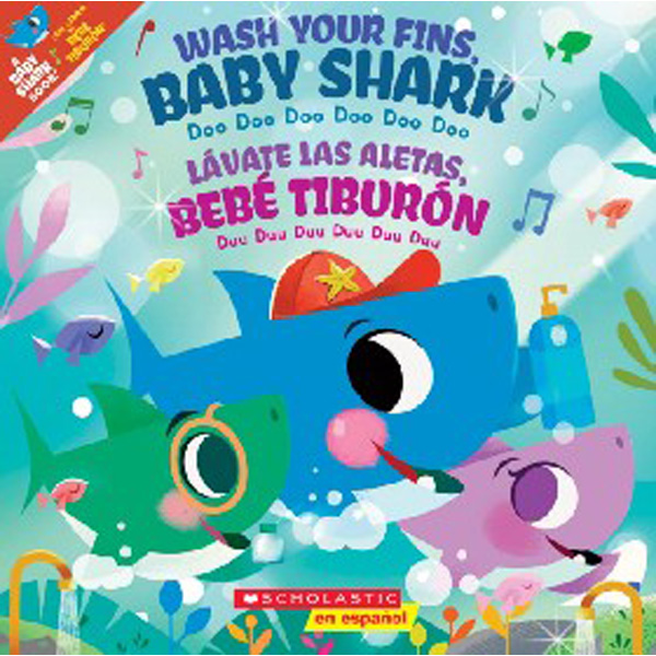 

Wash your fins, baby shark / lavate las aletas, bebe tiburon