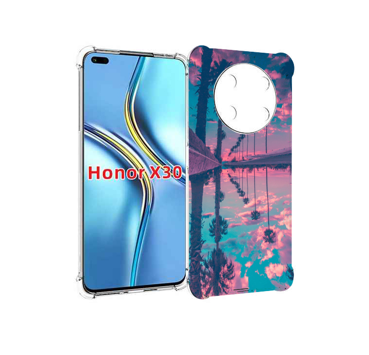 

Чехол MyPads отражение-пальм для Honor X30 / Magic4 Lite 5G, Прозрачный, Tocco