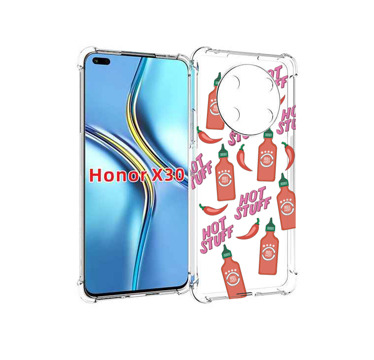 

Чехол MyPads острые-перчики для Honor X30 / Magic4 Lite 5G, Прозрачный, Tocco