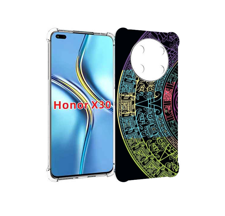 

Чехол MyPads орнамент полукруга для Honor X30 / Magic4 Lite 5G, Прозрачный, Tocco