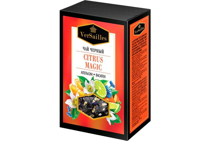 Чай черный VerSailles Citrus Magic, 80 г, 3шт.