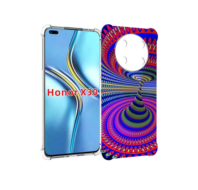 

Чехол MyPads оптическая иллюзия для Honor X30 / Magic4 Lite 5G, Прозрачный, Tocco