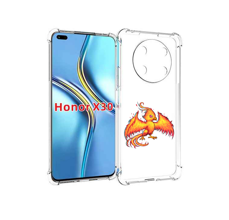 

Чехол MyPads огненная-птичка для Honor X30 / Magic4 Lite 5G, Прозрачный, Tocco