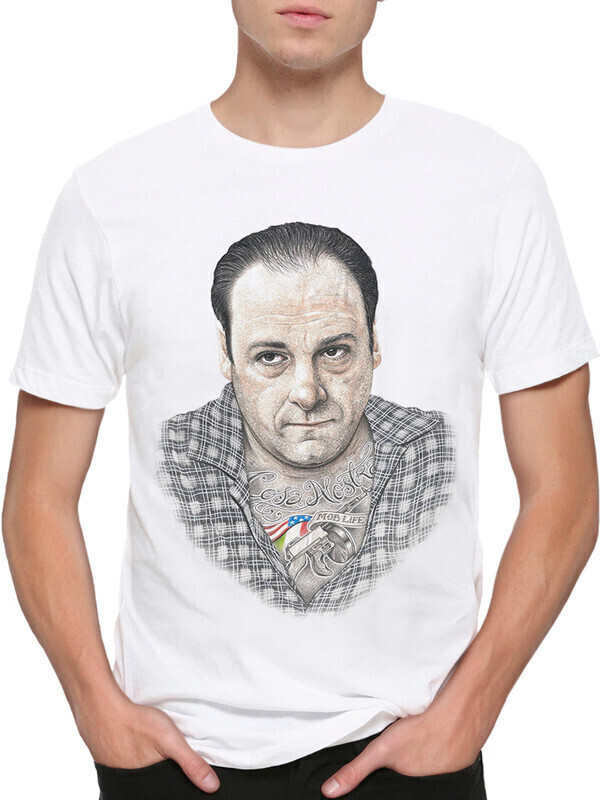

Футболка мужская Dream Shirts Тони Сопрано - Клан Спорано 10008322 белая M, Тони Сопрано - Клан Спорано 10008322