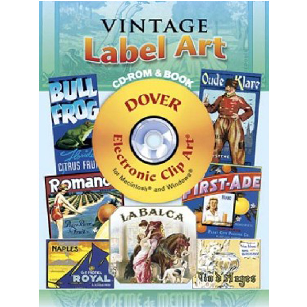 

Vintage Label Art CD-ROM and Book / Grafton Carol