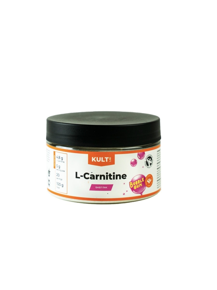 

L-Carnitine Kultlab 100 г Бубль-гум