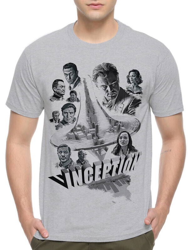 

Футболка мужская Dream Shirts Начало - Кристофер Нолан 10008302 серая M, Начало - Кристофер Нолан 10008302