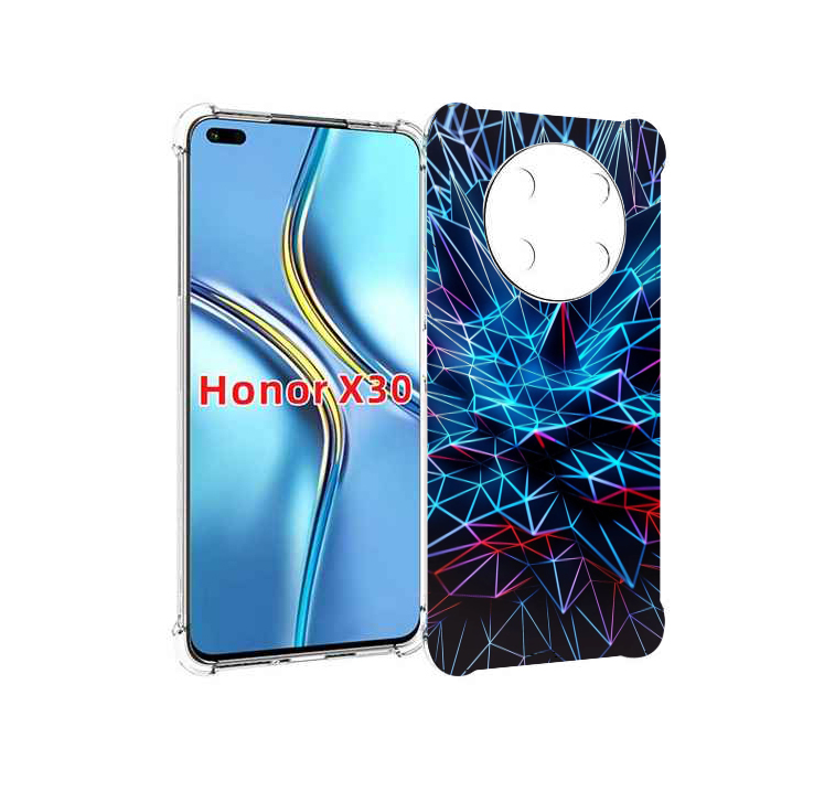 

Чехол MyPads неоновая-абстракция для Honor X30 / Magic4 Lite 5G, Прозрачный, Tocco