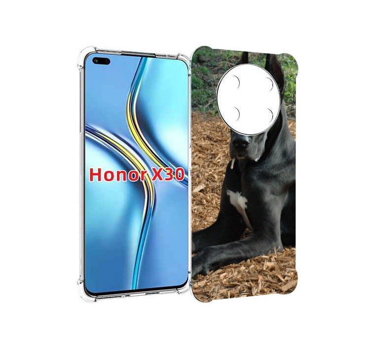 

Чехол MyPads немецкии дог для Honor X30 / Magic4 Lite 5G, Прозрачный, Tocco