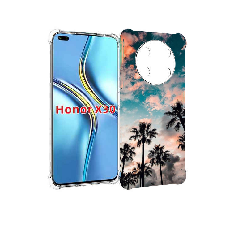 

Чехол MyPads небо-с-пальмами для Honor X30 / Magic4 Lite 5G, Прозрачный, Tocco