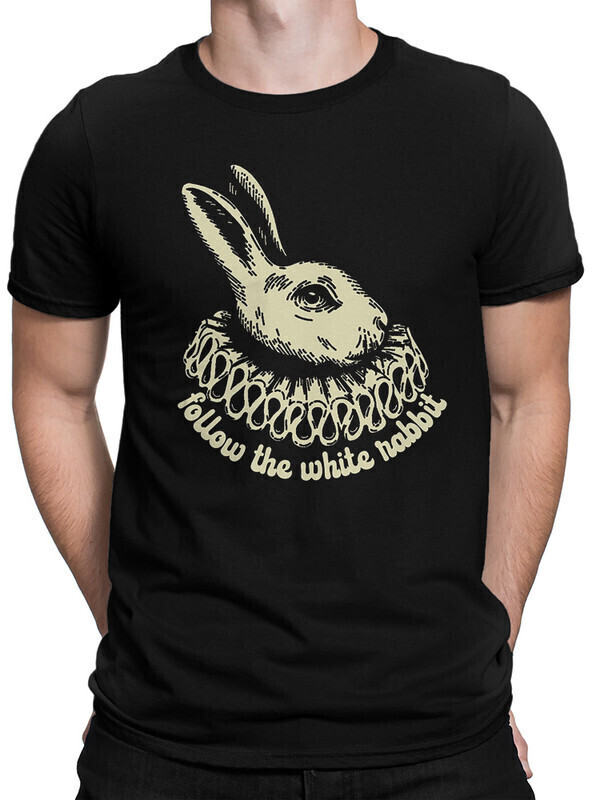 

Футболка мужская Dream Shirts Следуй за белым кроликом 10008292 черная XS, Следуй за белым кроликом 10008292