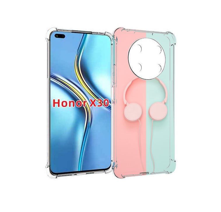 

Чехол MyPads наушники-минимализм для Honor X30 / Magic4 Lite 5G, Прозрачный, Tocco