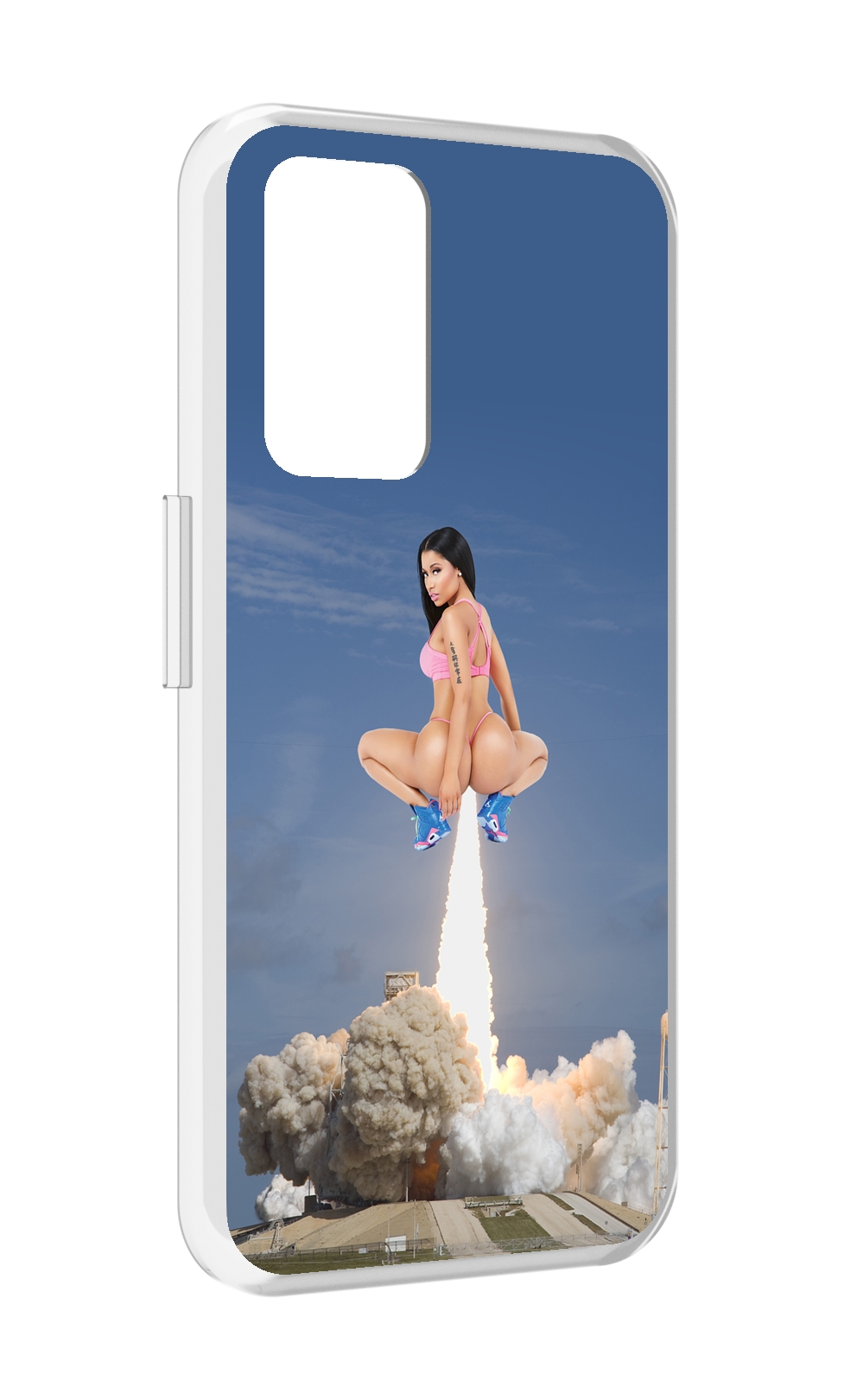 

Чехол MyPads ники-минаж-ракета детский для Realme GT Neo3T, Прозрачный, Tocco