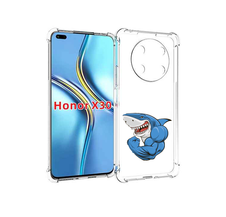 

Чехол MyPads накаченная акула для Honor X30 / Magic4 Lite 5G, Прозрачный, Tocco