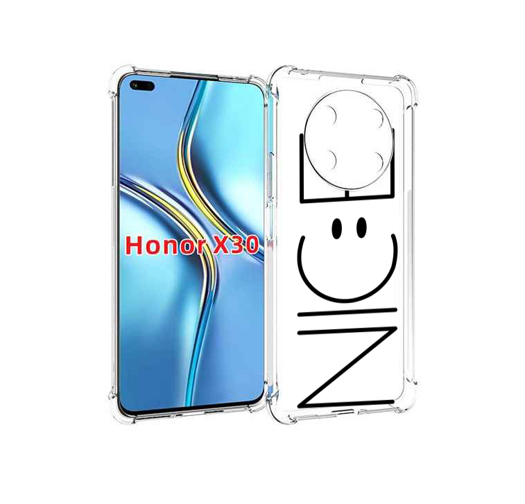 

Чехол MyPads найс-надпись для Honor X30 / Magic4 Lite 5G, Прозрачный, Tocco