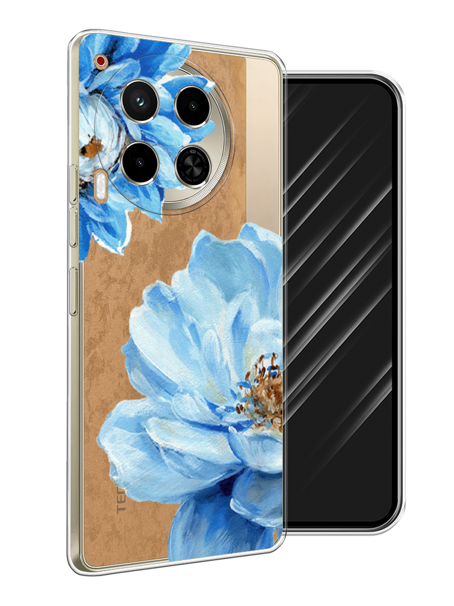 

Чехол Awog на Tecno Camon 30 4G "Голубые клематисы", Голубой, 305650-1