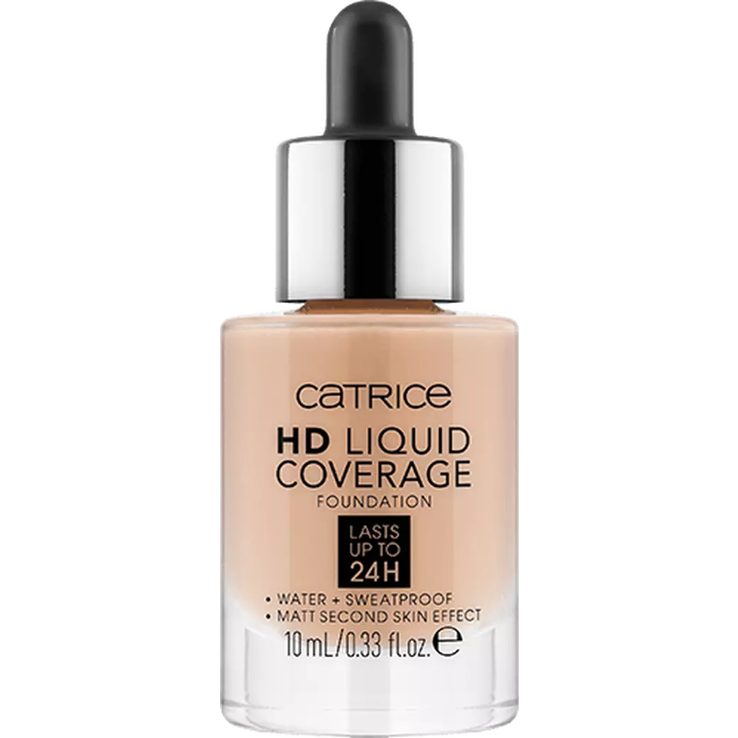 Основа тональная жидкая CATRICE Mini HD Liquid Coverage Foundation 020 Rose Beige