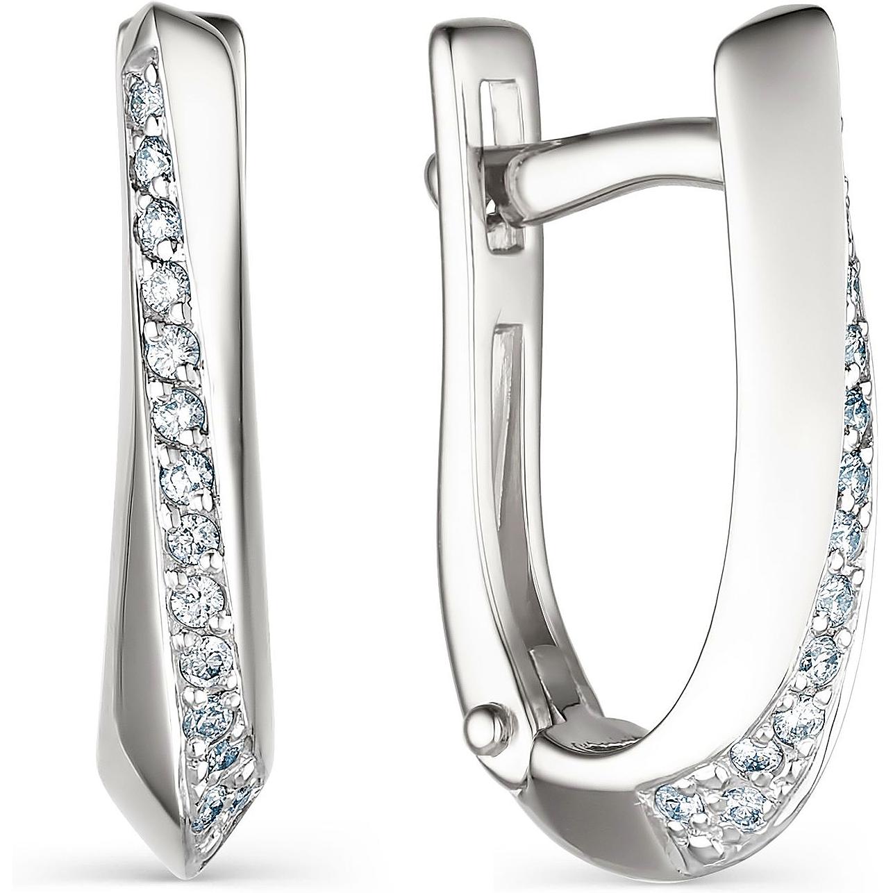 

Серьги женские из золота АЛЬКОР 23785-200, бриллиант, 23785-200