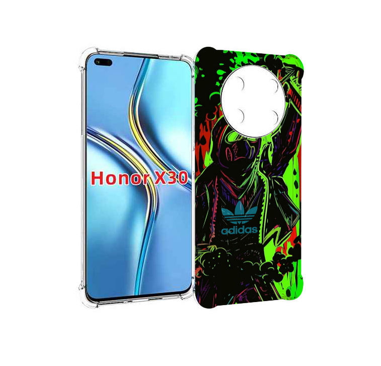 

Чехол MyPads мужчина в красках адидас для Honor X30 / Magic4 Lite 5G, Прозрачный, Tocco