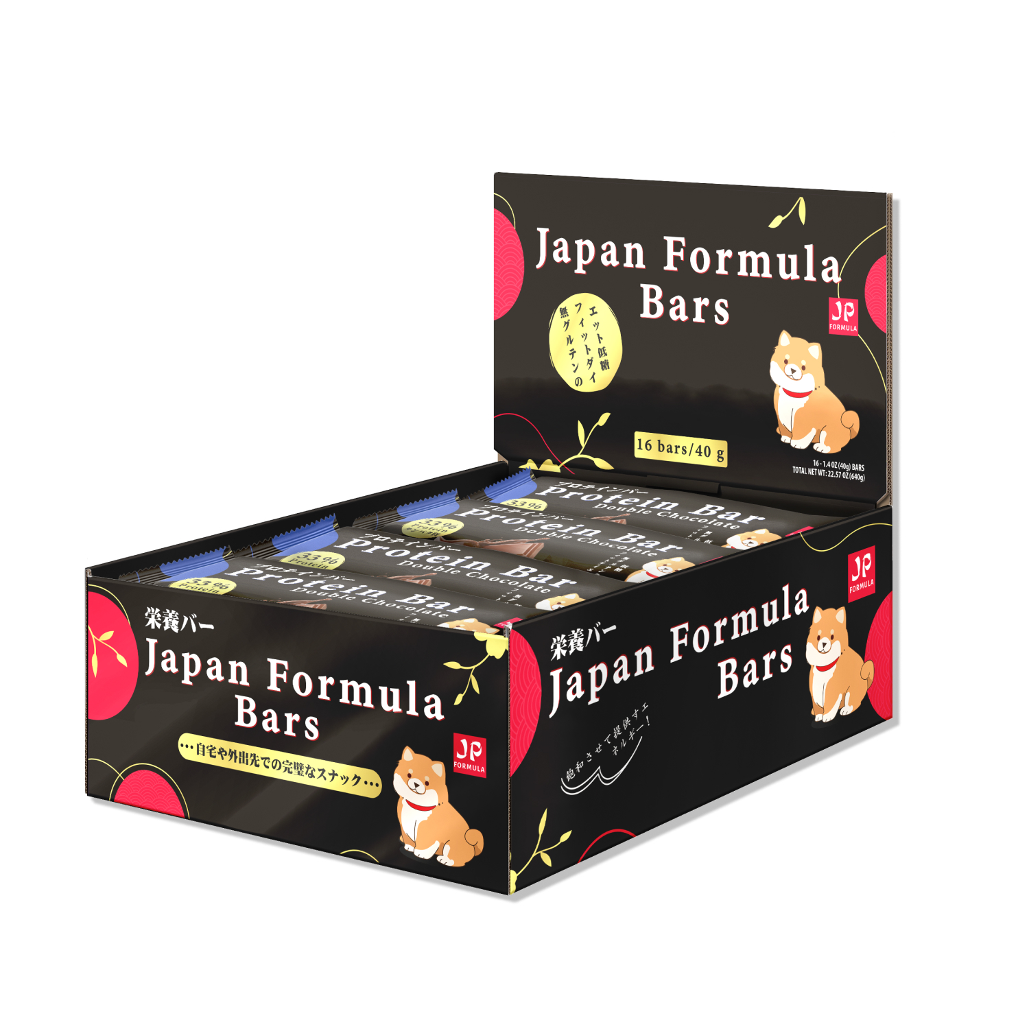 Протеиновые батончики Japan Formula Двойной шоколад 16шт40гр 790₽