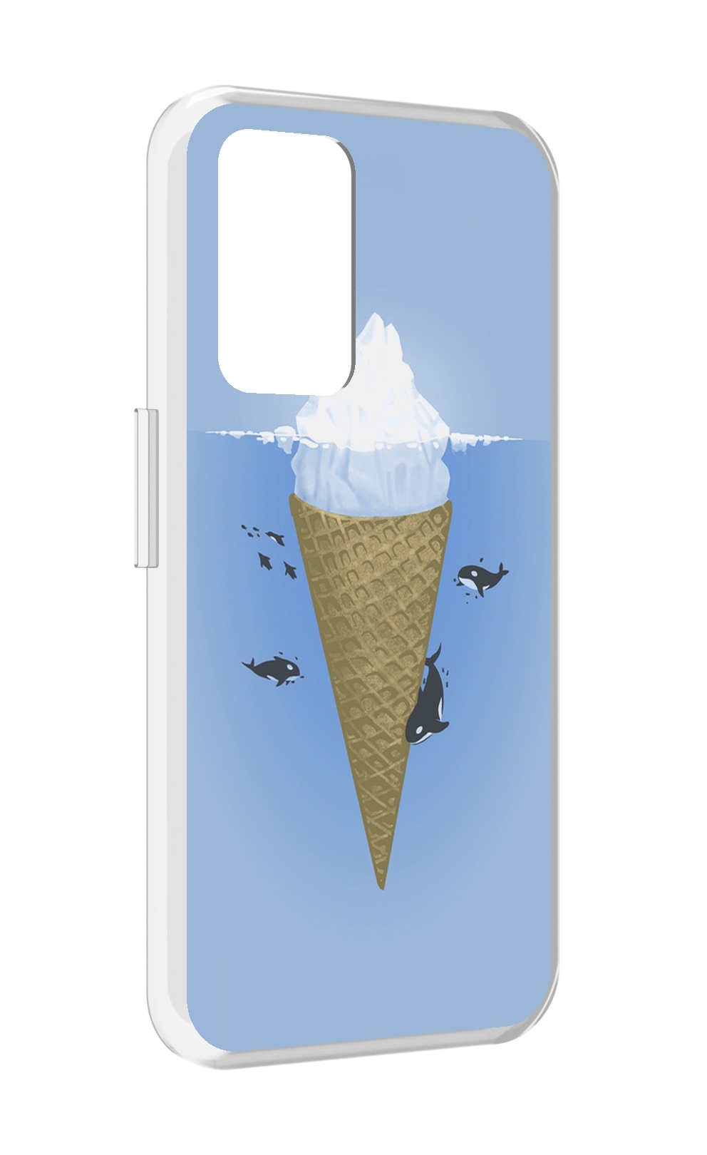 

Чехол MyPads мороженное-у-косаток для Realme GT Neo3T, Прозрачный, Tocco