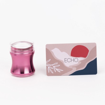 

Штамп и скребок Oniq Echo, Pink