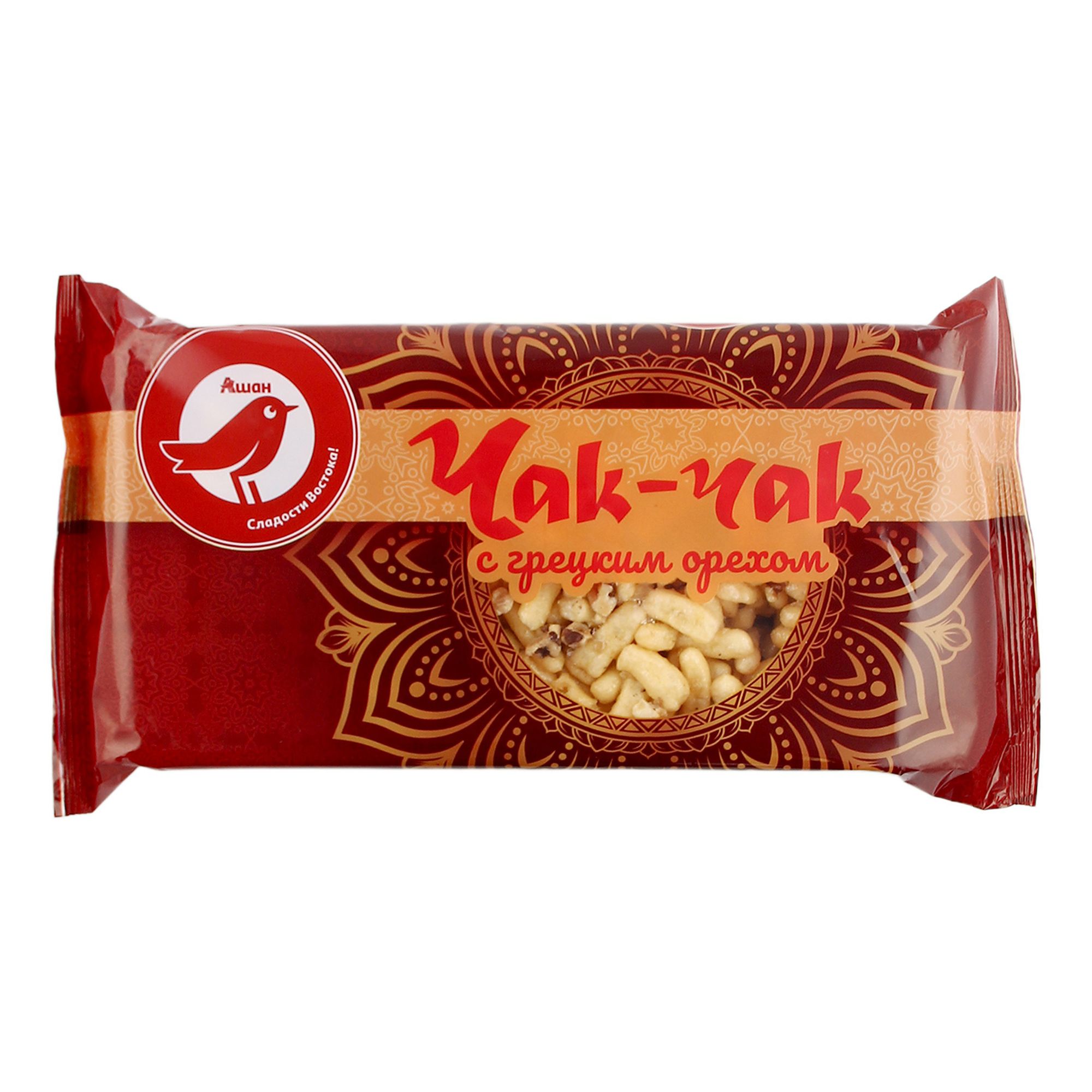 

Чак-чак АШАН Красная птица с грецким орехом, 250 г