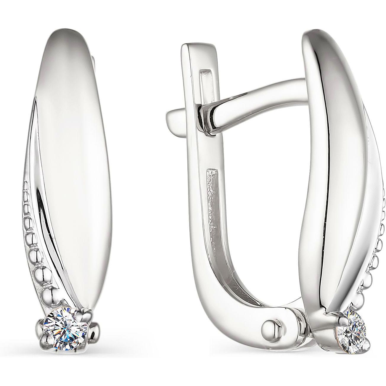 

Серьги женские из золота АЛЬКОР 23803-200, бриллиант, 23803-200