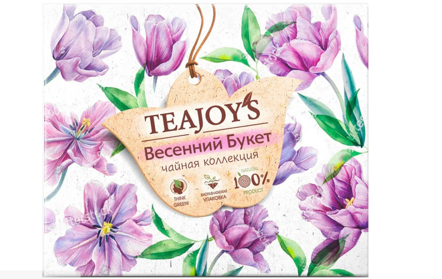 Чайное ассорти Teajoy's Весенний букет 5 вкусов в пакетиках 2 г х 50 шт