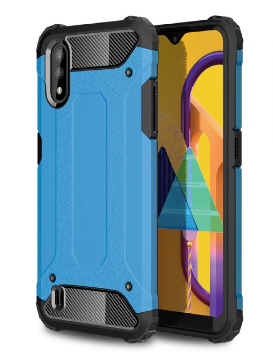 

Brodef Delta противоударный чехол для Samsung Galaxy M01 Голубой