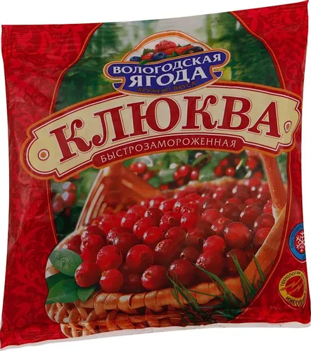 фото Клюква кружево вкуса быстрозамороженная 0,3 кг