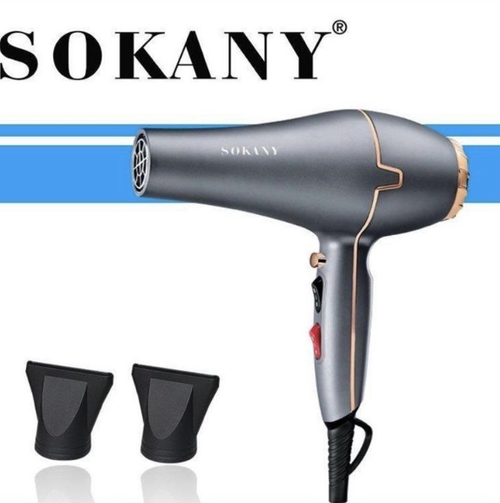 

Фен Sokany SK-8807 2200 Вт серый, черный, Золотистый;красный;серый;черный, SK-8807