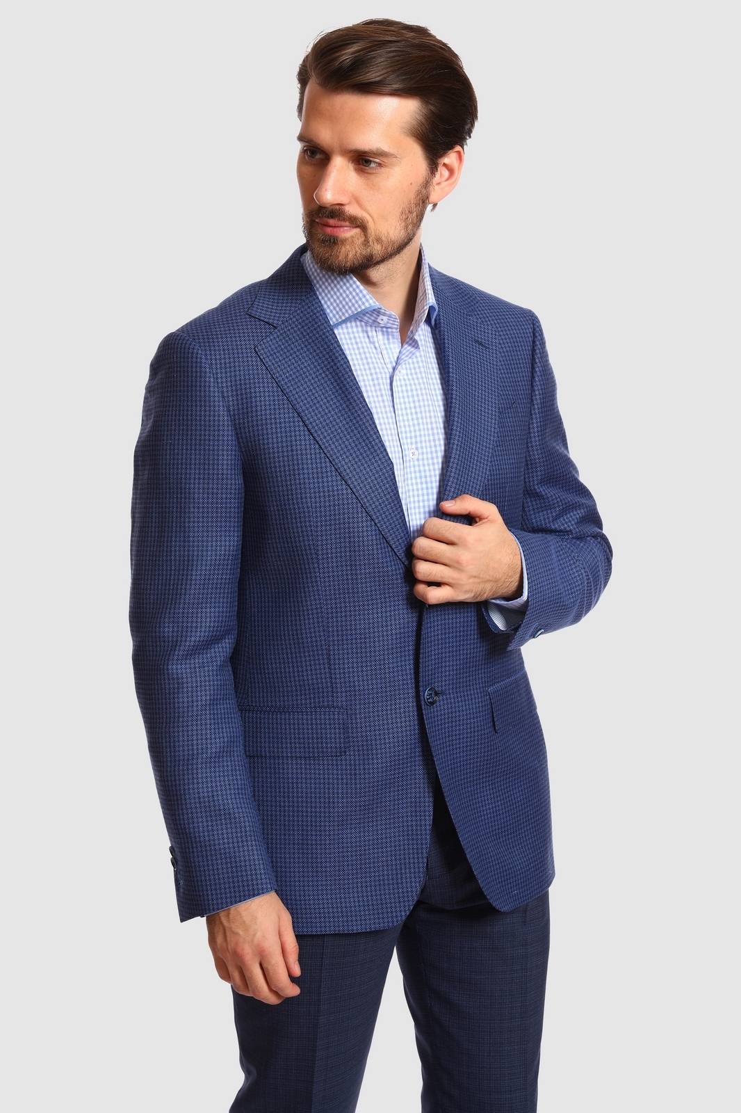 

Пиджак мужской Kanzler 20S-JB5/BL15/F5 синий 54-56/176, 20S-JB5/BL15/F5