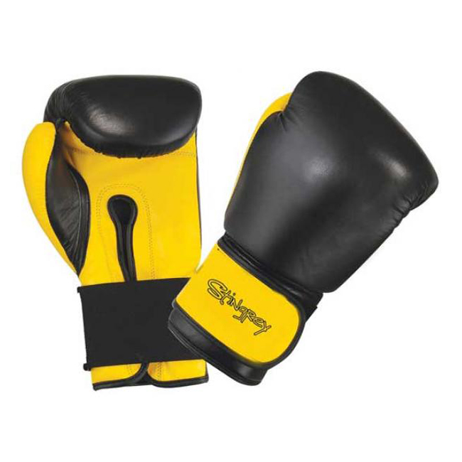 фото Боксерские перчатки из натуральной кожи желтые р в ассортименте nobrand