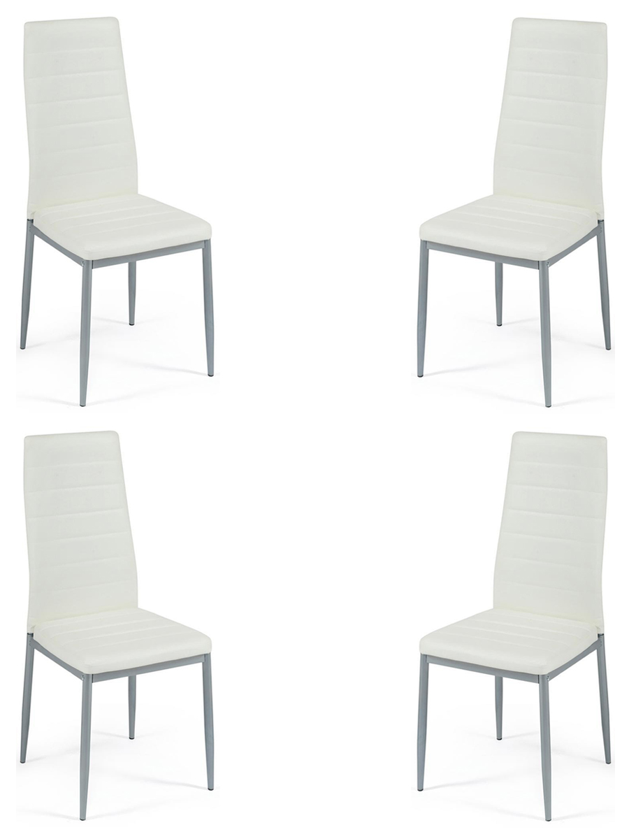 

Комплект стульев (4 шт.) TetChair Easy Chair (mod. 24) слоновая кость/серый