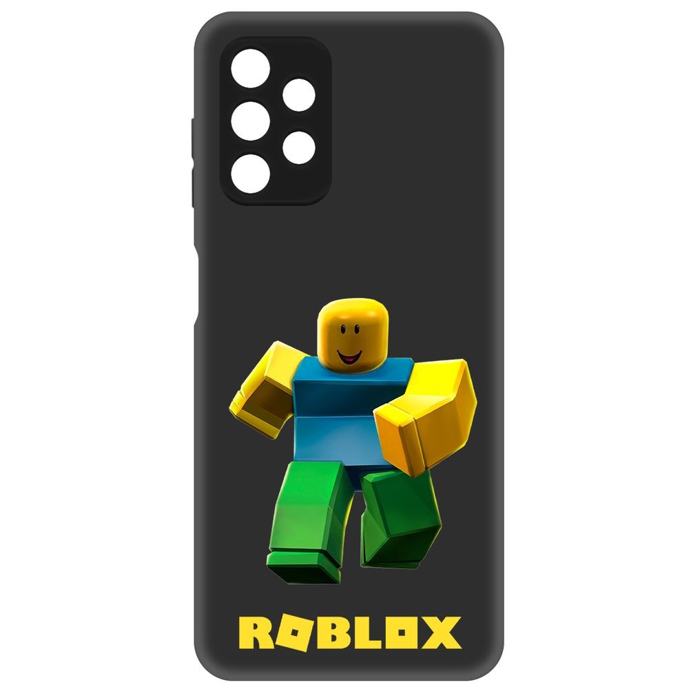 

Чехол-накладка Софт Roblox-Классический Нуб для Samsung Galaxy A13s (A137), Черный