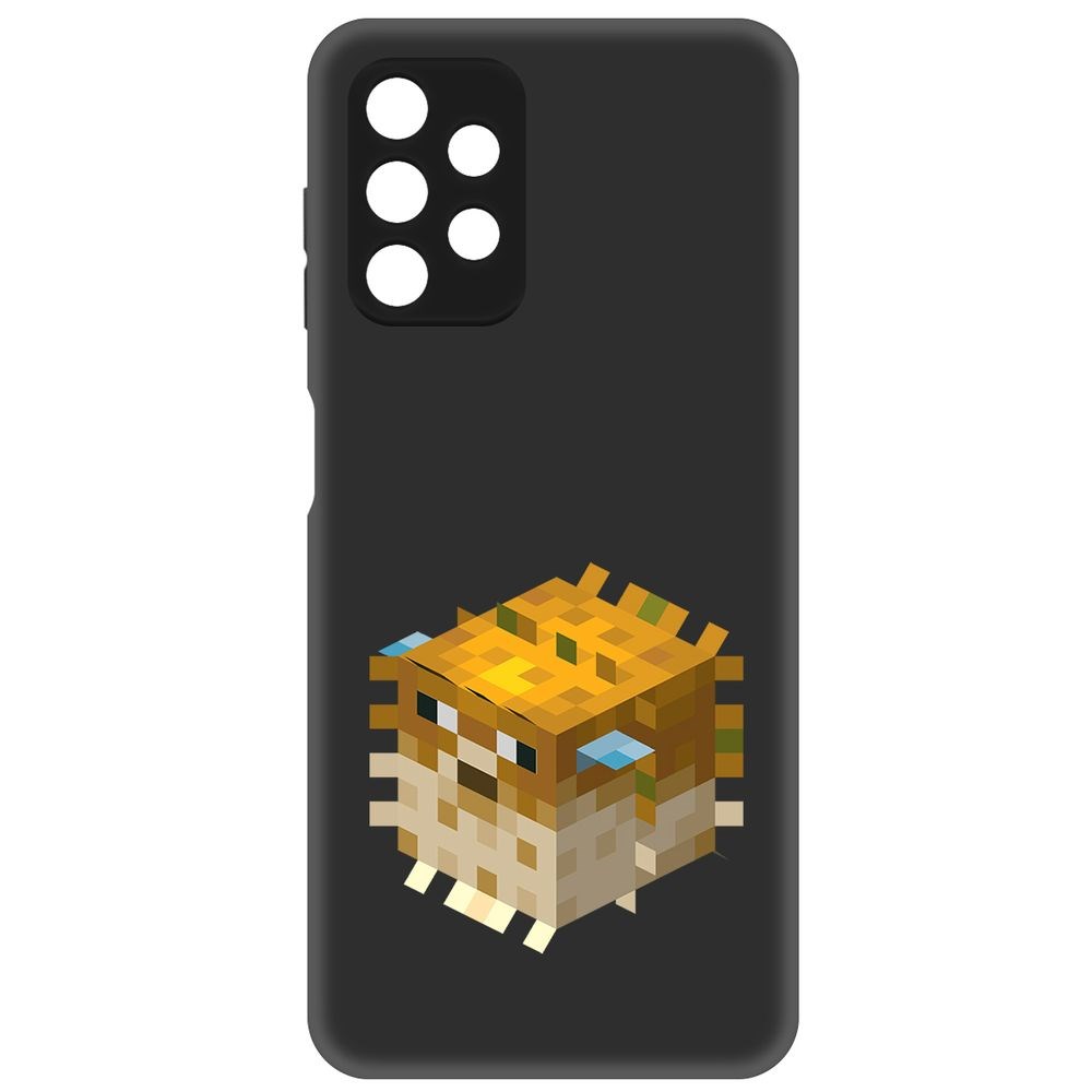 

Чехол-накладка Софт Minecraft-Иглобрюх для Samsung Galaxy A13s (A137), Черный