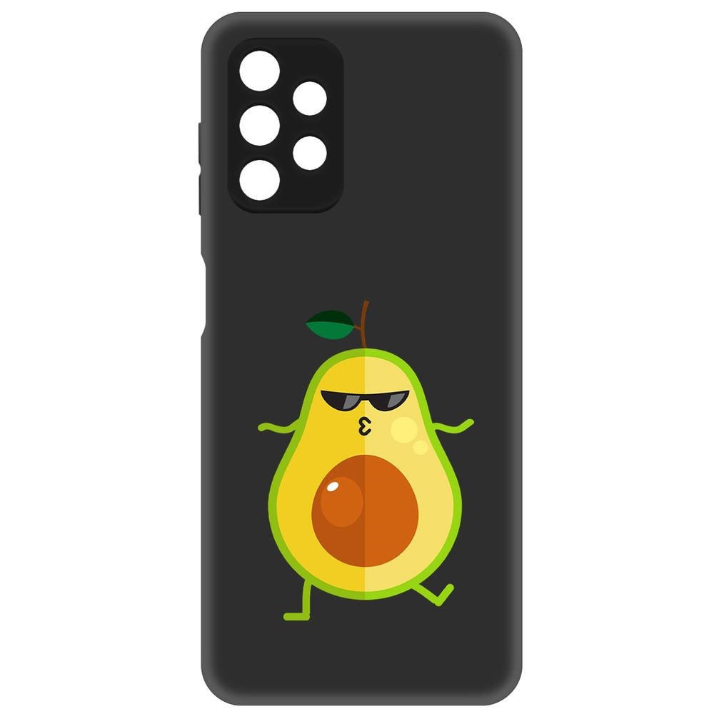 

Чехол-накладка Софт Авокадо Стильный для Samsung Galaxy A13s (A137), Черный