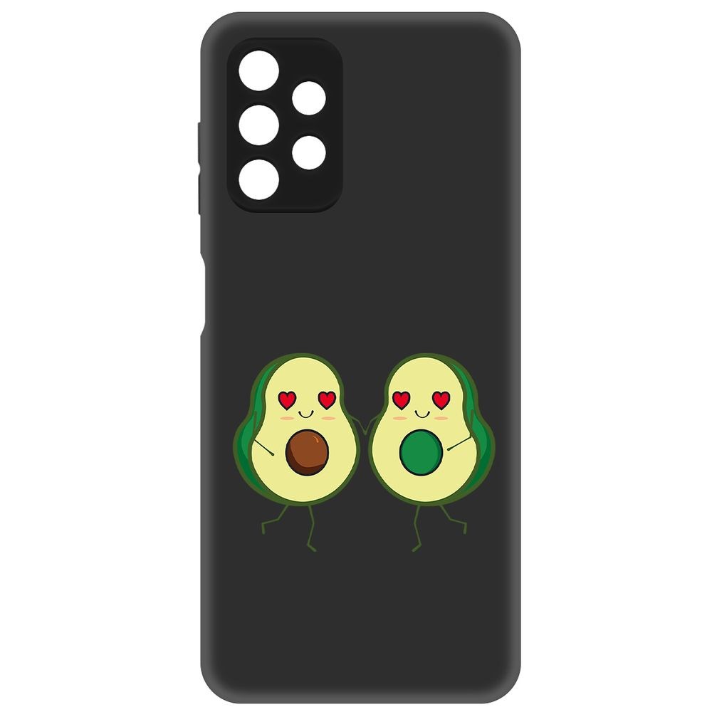 

Чехол-накладка Софт Авокадо Пара для Samsung Galaxy A13s (A137), Черный