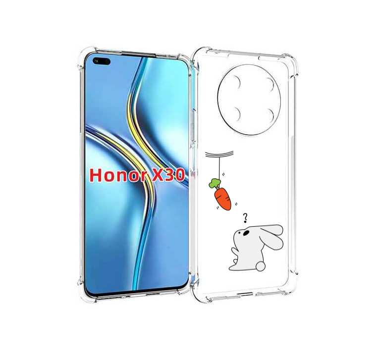 

Чехол MyPads морковка детский для Honor X30 / Magic4 Lite 5G, Прозрачный, Tocco