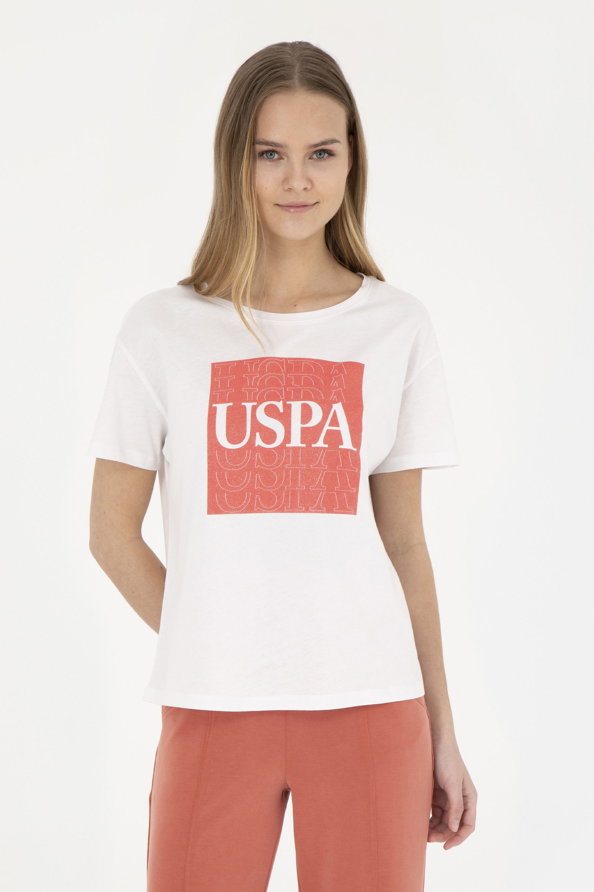 

Футболка женская U.S. POLO Assn. G082GL0110GARNI белая L, Белый, G082GL0110GARNI