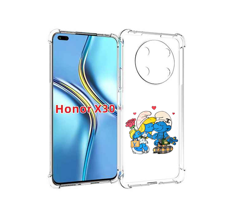 

Чехол MyPads модные-смурфики для Honor X30 / Magic4 Lite 5G, Прозрачный, Tocco