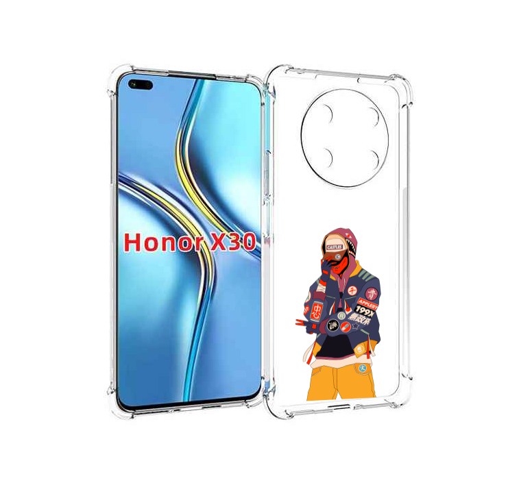 

Чехол MyPads модник для Honor X30 / Magic4 Lite 5G, Прозрачный, Tocco