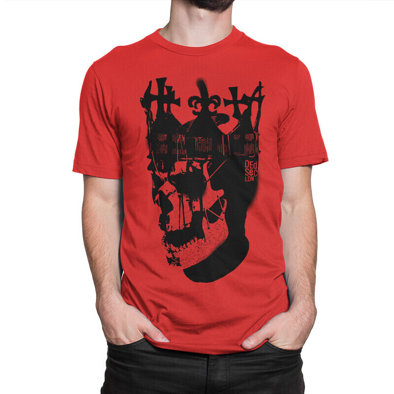 фото Футболка мужская dream shirts watch dogs - king of hearts 10008222 красная s