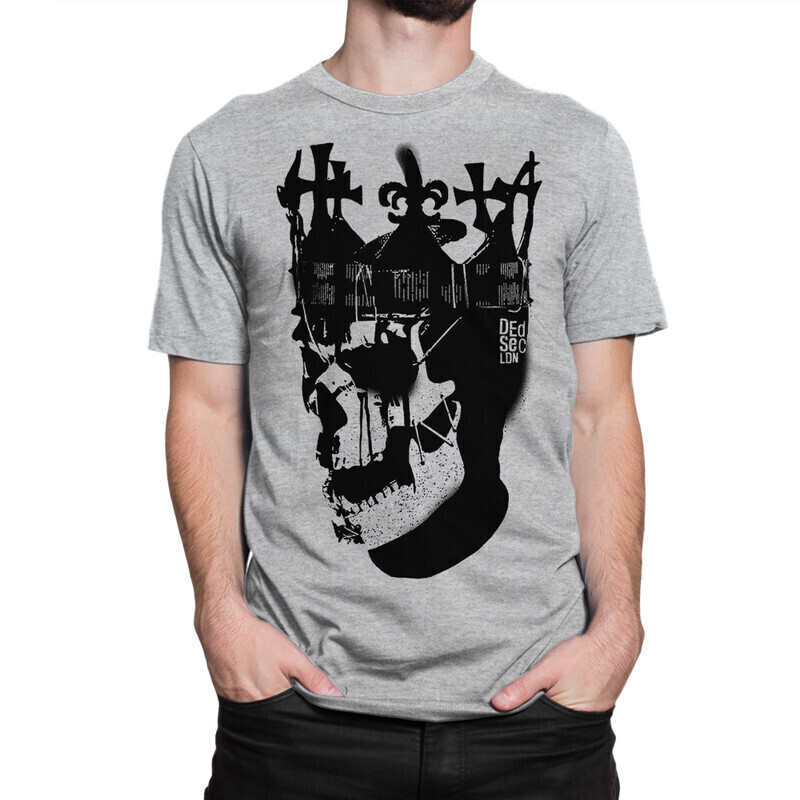 

Футболка мужская Dream Shirts Watch Dogs - King of Hearts 10008222 серая S, Watch Dogs - King of Hearts 10008222