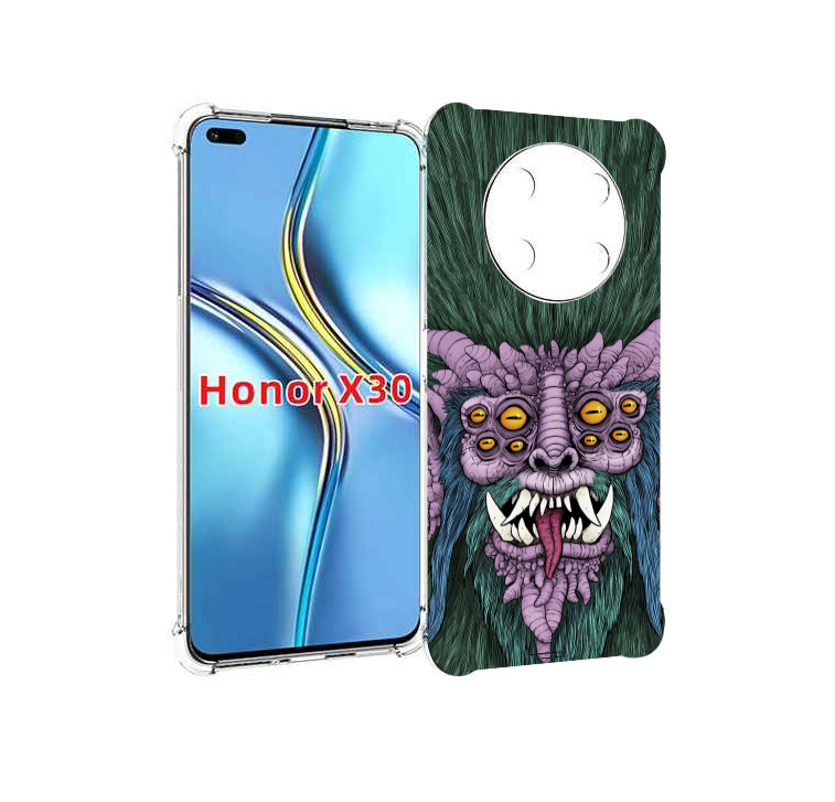 

Чехол MyPads многоглазый черт для Honor X30 / Magic4 Lite 5G, Прозрачный, Tocco