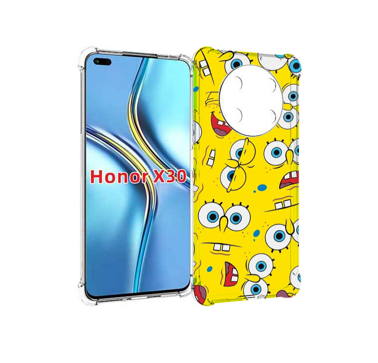

Чехол MyPads много-спанч-боба для Honor X30 / Magic4 Lite 5G, Прозрачный, Tocco